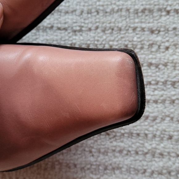 Dusty pink pointy toe heels - Picture 6 of 7